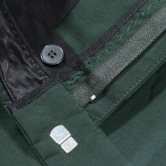 Jean Paul Gaultier JPG Wool Blend Dark Green Dress Pants Womens 40 - Picture 5 of 11